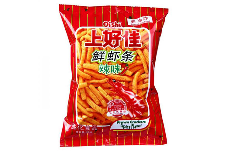 OISHI PRAWN CRACKER SPICY 40G